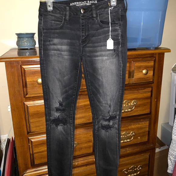 american eagle holy jeggings